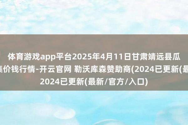 体育游戏app平台2025年4月11日甘肃靖远县瓜果蔬菜批发市集价钱行情-开云官网 勒沃库森赞助商(2024已更新(最新/官方/入口)